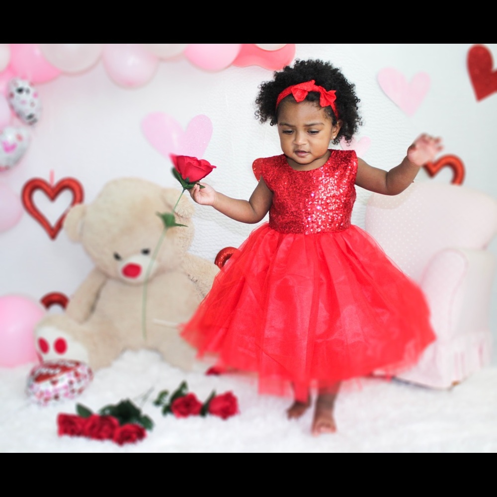 Red toddler tulle dress - Picture 1 of 1
